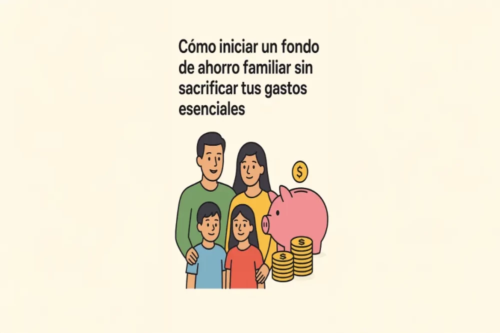 🏆 Cómo iniciar un fondo de ahorro familiar sin sacrificar tus gastos esenciales