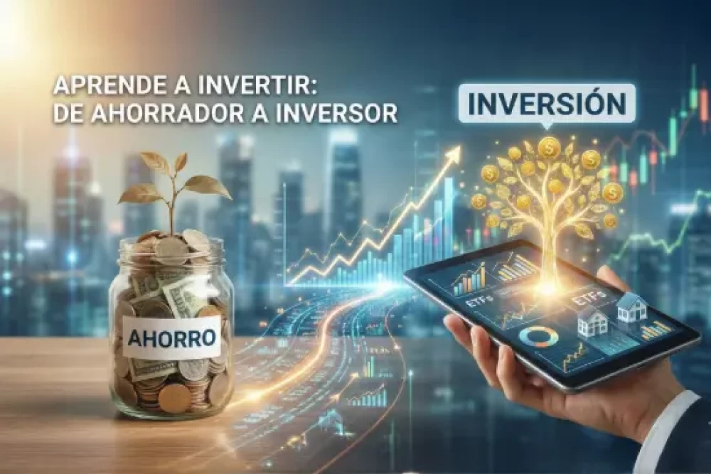 ¿Cómo aprender a invertir el dinero que ahorras? Guía práctica 2026