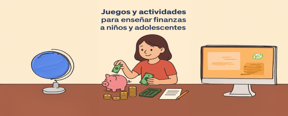 Juegos y actividades para enseñar finanzas a niños y adolescentes de forma divertida y efectiva